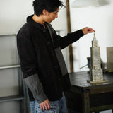 (ST470) Patchwork Shirt