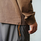 (YT1713) Anti Odor Drawstrings Long Sleeve Tee