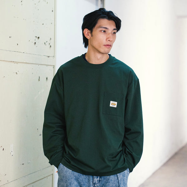 (YT1713) Anti Odor Drawstrings Long Sleeve Tee