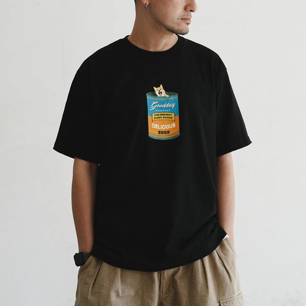 (ZT1565) Canned Soup Embroidery Tee