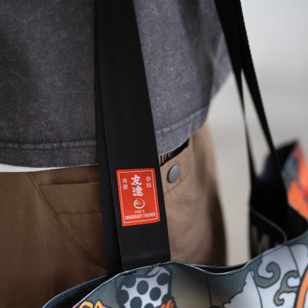 (EX566) Characters Graphic Big Tote Bag