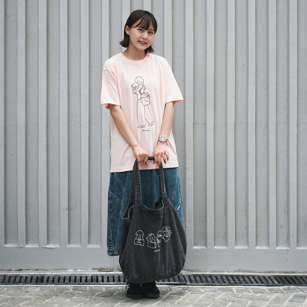 (EX598) Have a Good Day Washed Tote Bag