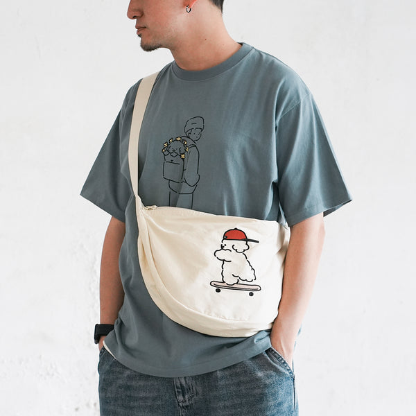 (EX599) Graphic Shoulder Bag