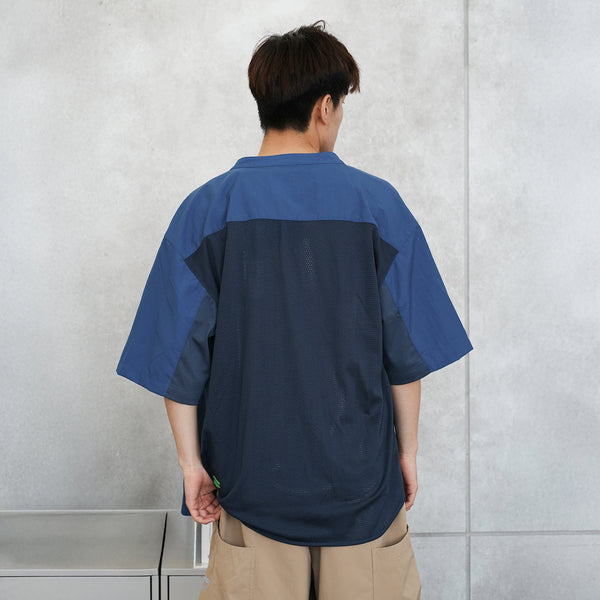 (ST463) Cool Touch Tech Mesh Contrast Shirt