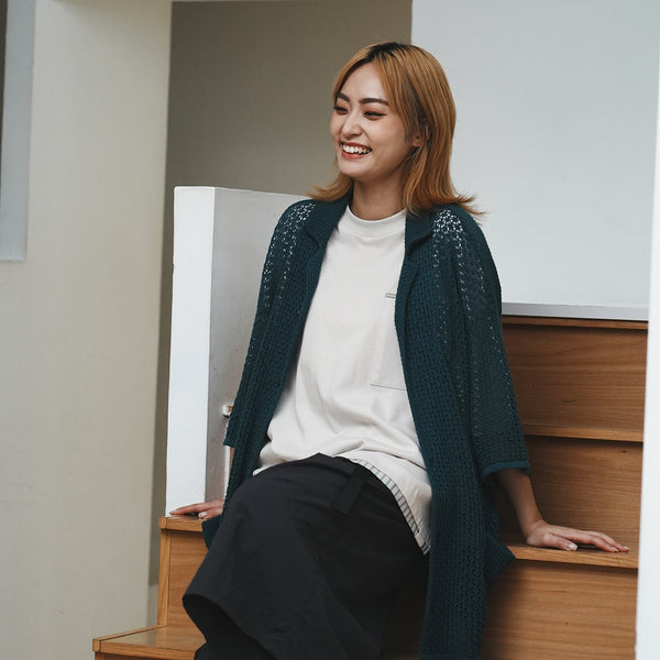 (ST386) Knit Cuba Short Sleeve Shirt