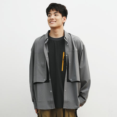 (ST374) Japan Made Fabric Pattern Shirt