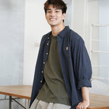 (ST462) Embroidery Logo Supima Cotton Shirt