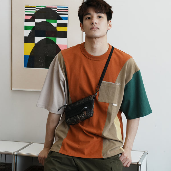 (TP1621) Colorblock Tee