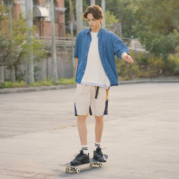 (SP435) Cool Touch Track Shorts