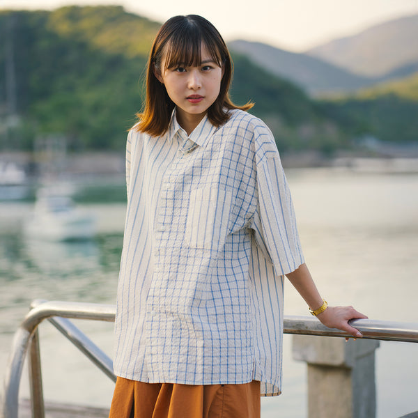 (ST508) Stripes & Checks Shirt
