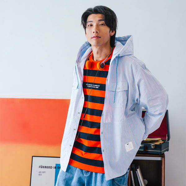 (ST509) Hooded Shirt