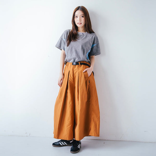 (PT364) Ankle Pleated Wide Pants