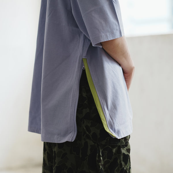 (TP1384) Zipped Hem Tee