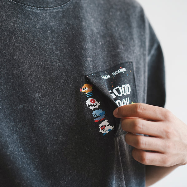 (EX457) Start The Game Graphic Pocket Tee