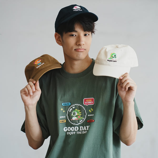 (EX460) Character Graphic Embroidery Cap