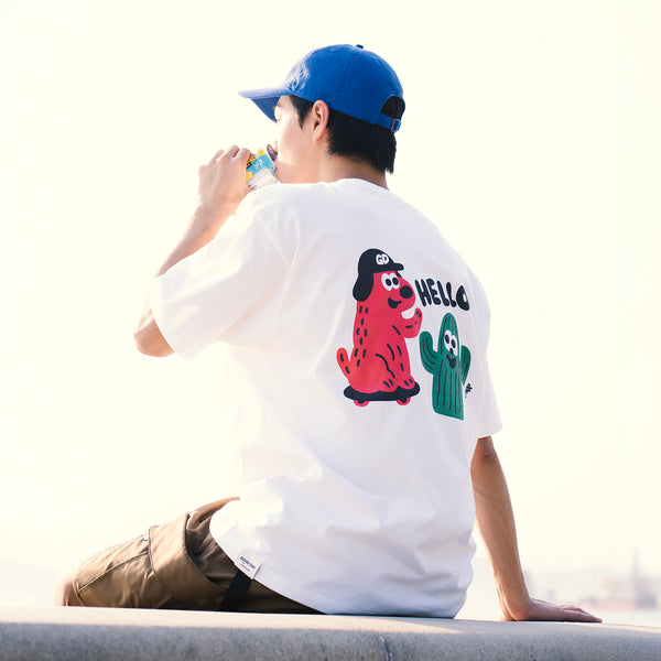 (EX685) Embroidery Pocket Tee