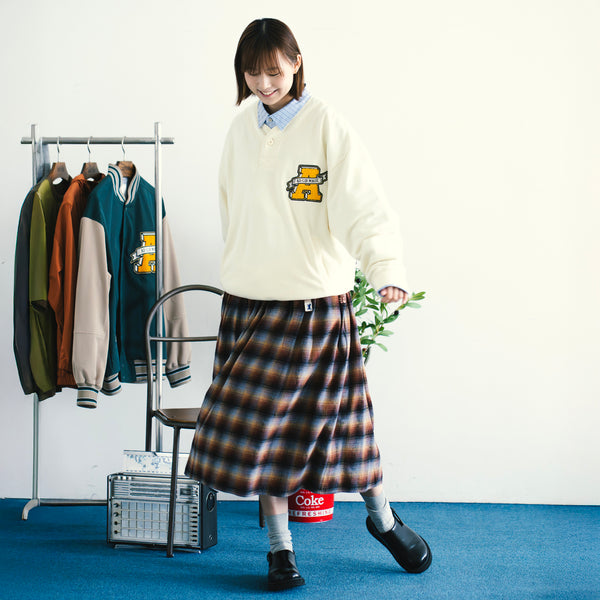 (SW520) Letterman Sweater