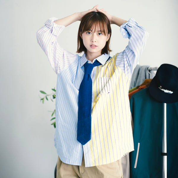 (ST477) Crazy Stripes Shirt