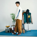 (ST471) Sleeve Patchwork Shirt