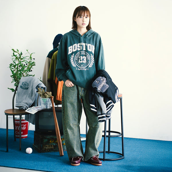 (PT407) 彎刀形牛仔褲