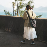 (BA524) 2 Face Logo Messenger Bag