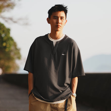 (TP1579) Cool Touch Seersucker Switch Color Tee