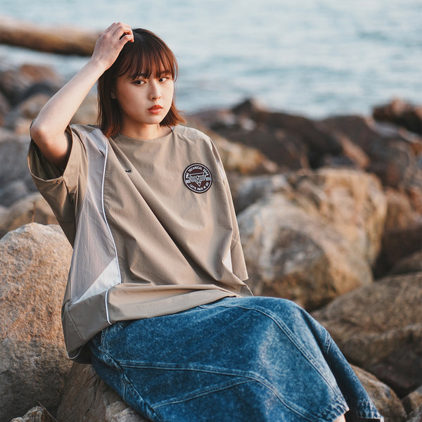 (TP1577) Tech Patchwork Jersey Tee