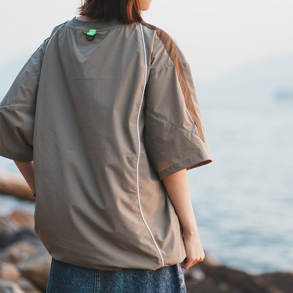 (TP1577) Tech Patchwork Jersey Tee