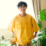 (TP1737) Flock Print Message Tee