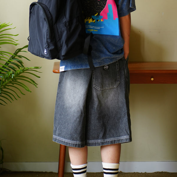 (SP419) 洗水過膝牛仔短褲