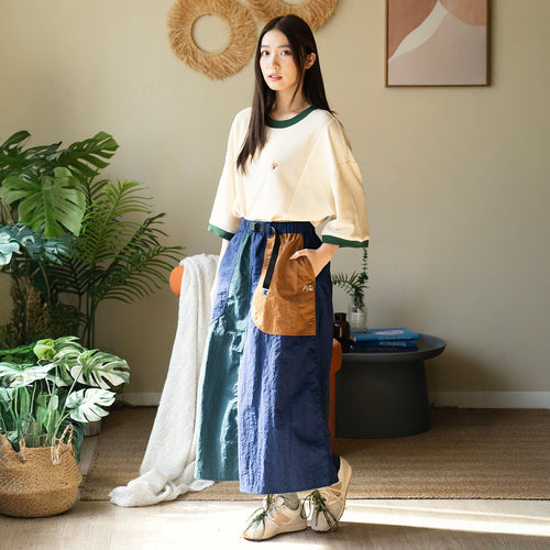 (DS029) Colorblock Dress