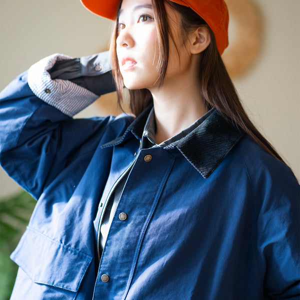 (JK412) Cropped Barn Jacket