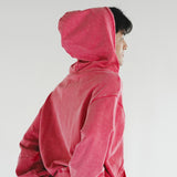 (SW475) Embroidery Wash Hoodie