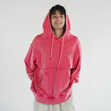 (SW475) Embroidery Wash Hoodie