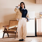 (JK412) Cropped Barn Jacket