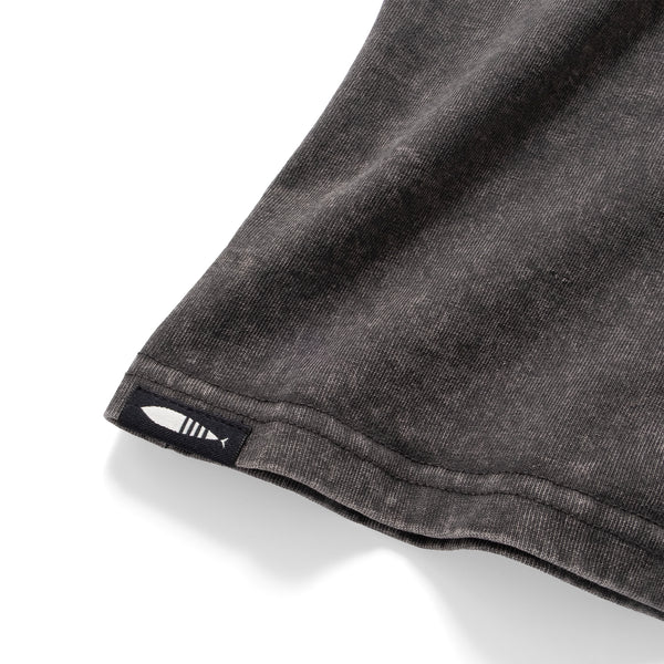 (ZT1691) Sashiko Boro Pocket Washed Tee