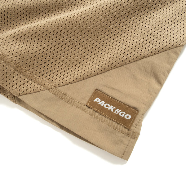 (SP406) Mesh Patchwork Easy Shorts