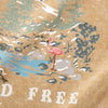 (ZT1440) Flamingo Graphic Embroidery Tee