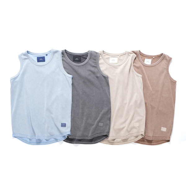 (VT1641) Washed Waffle Tank Top