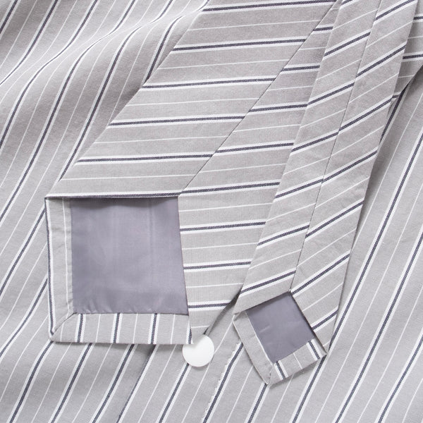 (ST474) Stripe Tie Short Sleeve Shirt