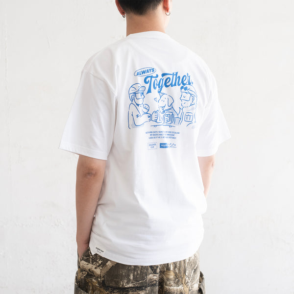 (ZT1710) Always Together Graphic Pocket Tee