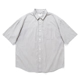 (ST474) Stripe Tie Short Sleeve Shirt