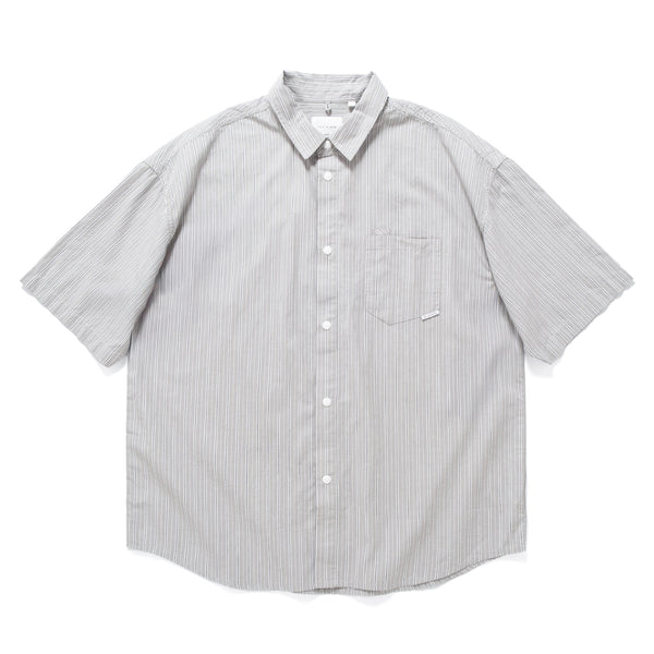 (ST474) Stripe Tie Short Sleeve Shirt