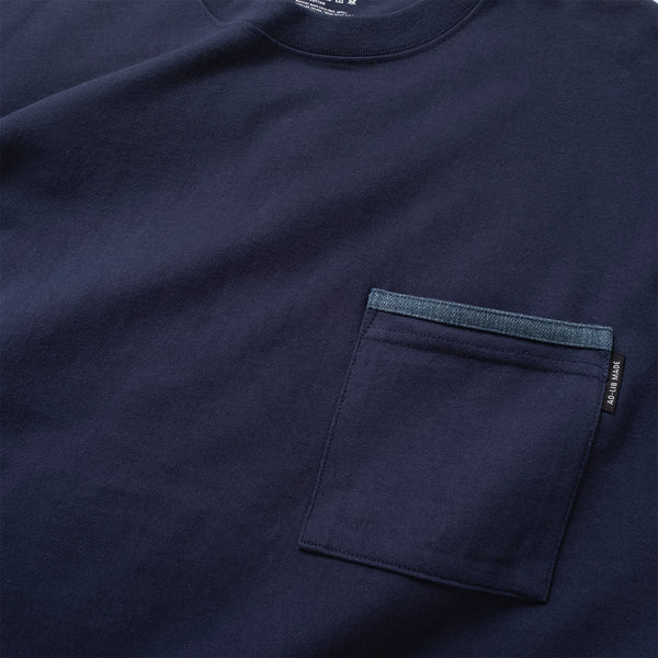 (ZT1714) Peace Symbol Patchwork Pocket Tee