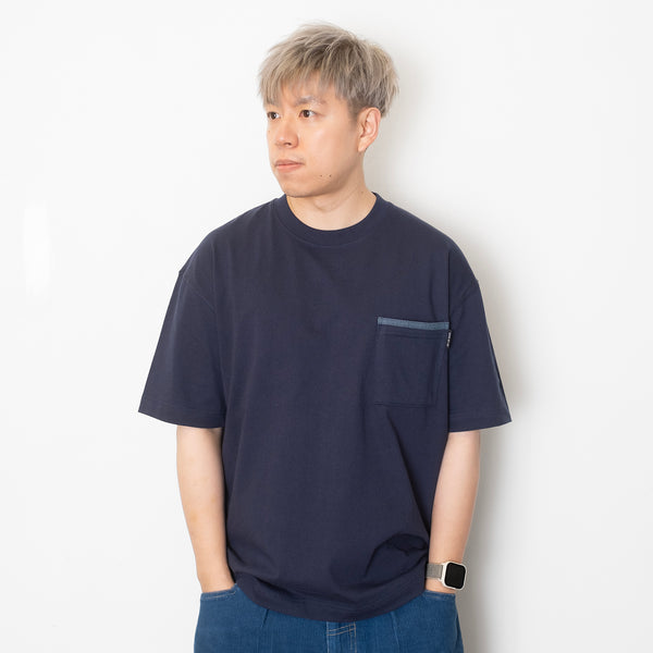 (ZT1714) Peace Symbol Patchwork Pocket Tee