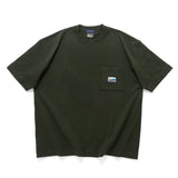 (ZT1722) 4 Leaf Clover Patchwork Pocket Tee