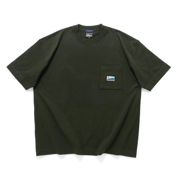 (ZT1722) 4 Leaf Clover Patchwork Pocket Tee