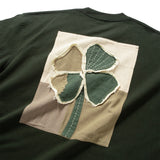 (ZT1722) 4 Leaf Clover Patchwork Pocket Tee