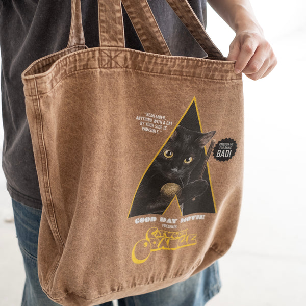 (ZB558) Catwork Movie Washed Tote Bag