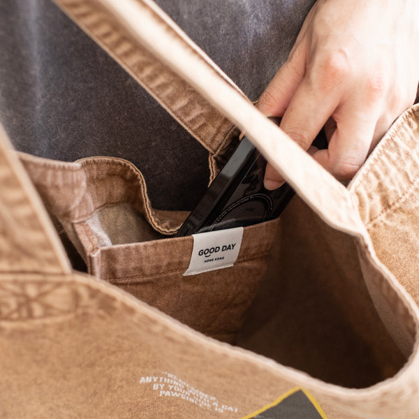 (ZB558) Catwork Movie Washed Tote Bag